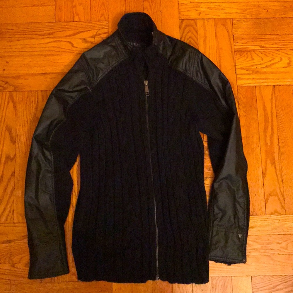 Zipper sweater black